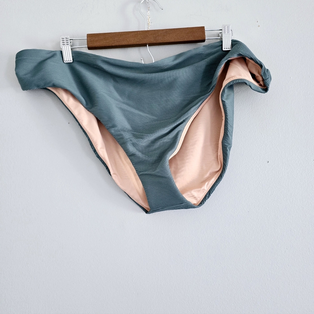 J.Crew Sage Ribbed Bikini Bottom 3X NWT